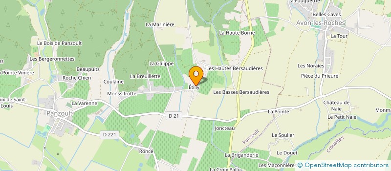 localisation de l'entreprise MONSIEUR JAMES DESBOURDES  PANZOULT