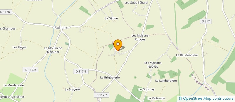 localisation de l'entreprise MONSIEUR JAMES DESJARDINS à LA CHAPELLE FORTIN