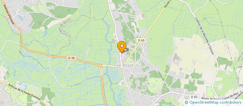 localisation de l'entreprise MONSIEUR JAMES DUJARDIN  SAINT-HILAIRE-DE-RIEZ