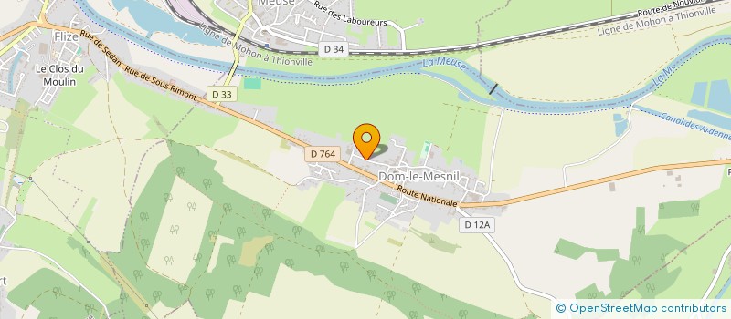 localisation de l'entreprise MONSIEUR JAMES DUMAS à DOM-LE-MESNIL
