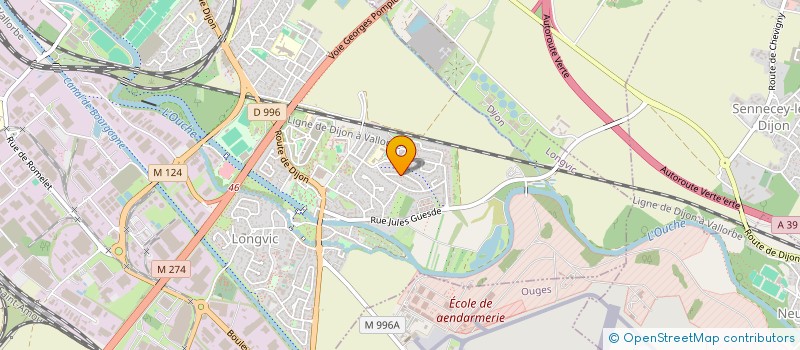 localisation de l'entreprise MONSIEUR JAMES DUNAN  LONGVIC