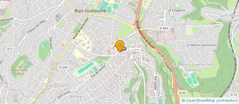 localisation de l'entreprise MONSIEUR JAMES EBHOMEMEN  BIHOREL