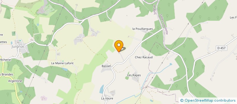 localisation de l'entreprise MONSIEUR JAMES EDWARD TRUMAN ICKRINGILL  JUIGNAC