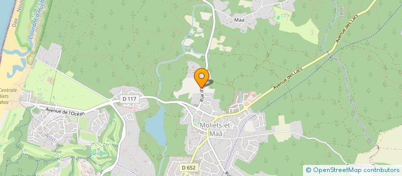 localisation de l'entreprise MONSIEUR JAMES ELLIOTT  MOLIETS-ET-MAA