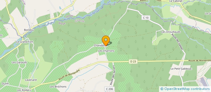 localisation de l'entreprise MONSIEUR JAMES ESPIOT  VAL-DE-LIVENNE