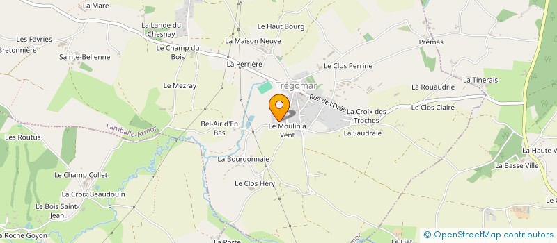 localisation de l'entreprise MONSIEUR JAMES ETIEMBLE à LAMBALLE-ARMOR