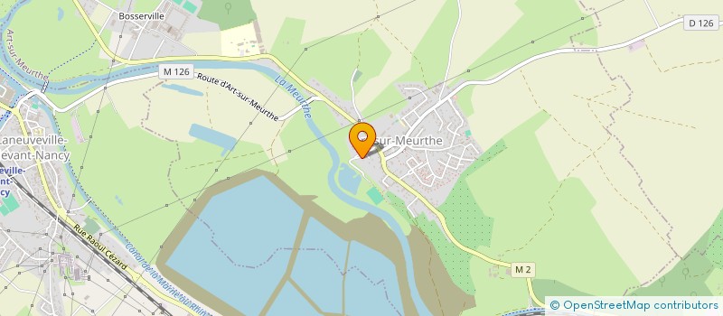 localisation de l'entreprise MONSIEUR JAMES EVERARD DE HARZIR  ART-SUR-MEURTHE