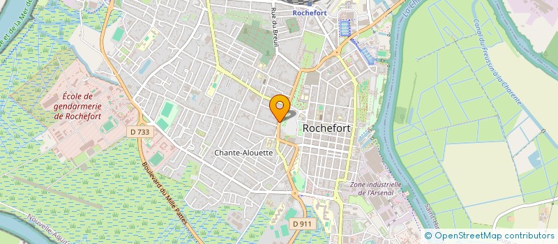 localisation de l'entreprise MONSIEUR JAMES FERRAND à ROCHEFORT