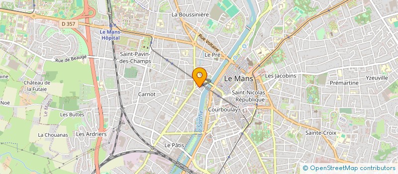 localisation de l'entreprise MONSIEUR JAMES FERRANDOUX  LE MANS