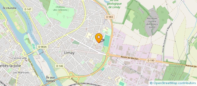 localisation de l'entreprise MONSIEUR JAMES FEVE  LIMAY