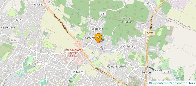localisation de l'entreprise MONSIEUR JAMES FIN à ROYAN