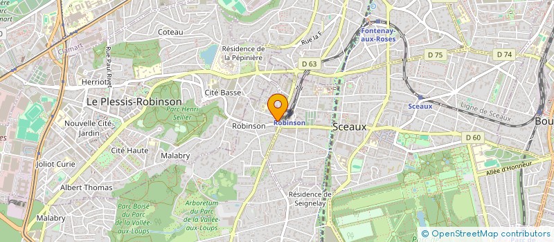 localisation de l'entreprise MONSIEUR JAMES FLETCHER  CHATENAY-MALABRY