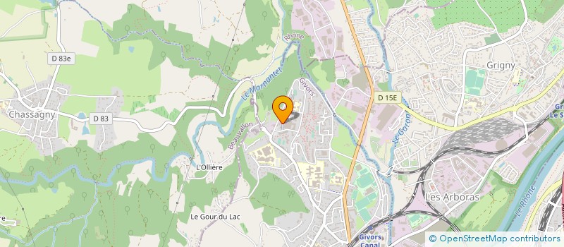 localisation de l'entreprise MONSIEUR JAMES FLYNN  GIVORS