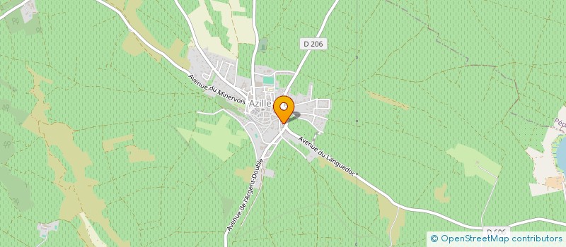 localisation de l'entreprise MONSIEUR JAMES FRANKLIN  AZILLE