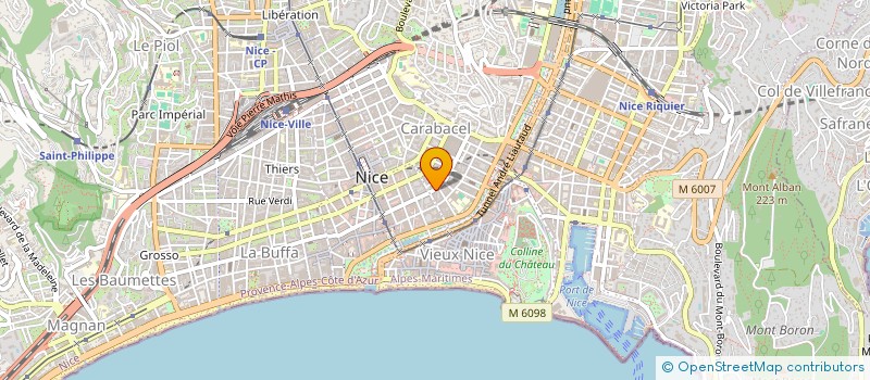 localisation de l'entreprise MONSIEUR JAMES FRENCH-KEOGH  NICE