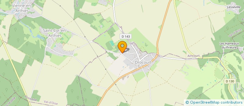 localisation de l'entreprise MONSIEUR JAMES FUCHS  DROCOURT