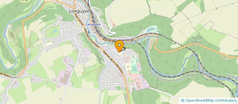 localisation de l'entreprise MONSIEUR JAMES GALANTINI  LONGUYON