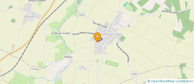 localisation de l'entreprise MONSIEUR JAMES GARAULT  SAMMARCOLLES