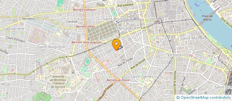 localisation de l'entreprise MONSIEUR JAMES GARCIA à BORDEAUX