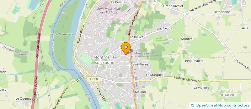 localisation de l'entreprise MONSIEUR JAMES GAY à MONTMERLE-SUR-SAONE