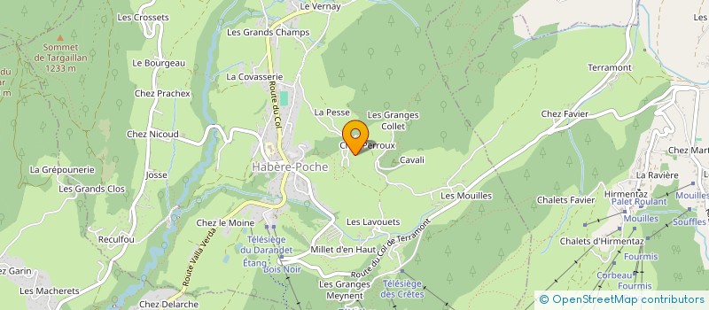 localisation de l'entreprise MONSIEUR JAMES GEEN  HABERE-POCHE