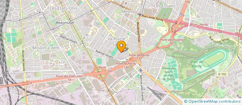 localisation de l'entreprise MONSIEUR JAMES GEORGES  LYON