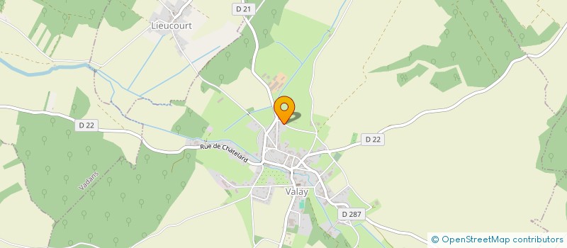 localisation de l'entreprise MONSIEUR JAMES GIBERT  VALAY