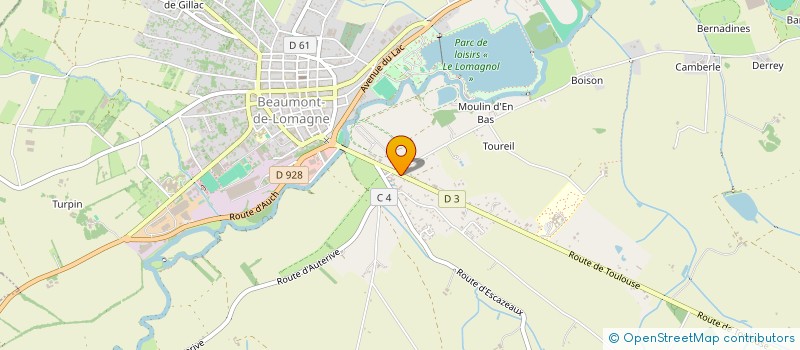 localisation de l'entreprise MONSIEUR JAMES GOMEZ  BEAUMONT-DE-LOMAGNE