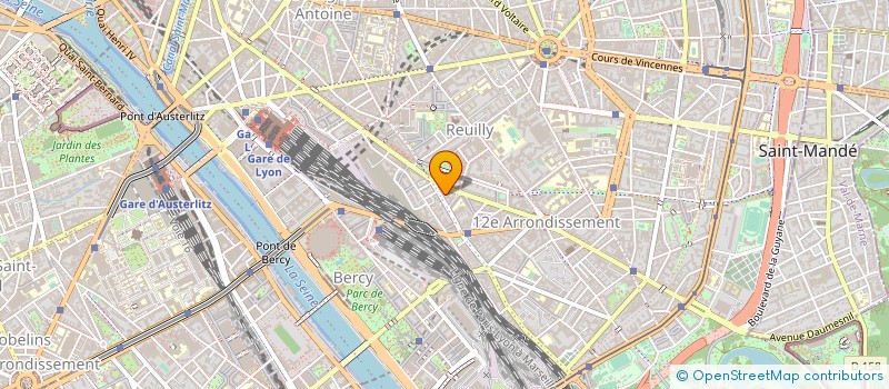 localisation de l'entreprise MONSIEUR JAMES GONET à PARIS