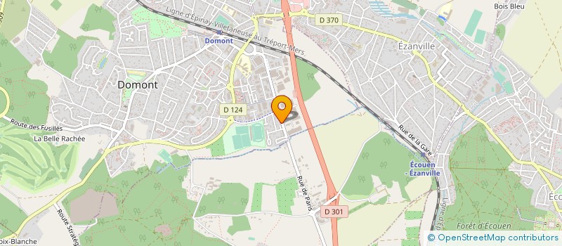 localisation de l'entreprise MONSIEUR JAMES GONTIER  DOMONT