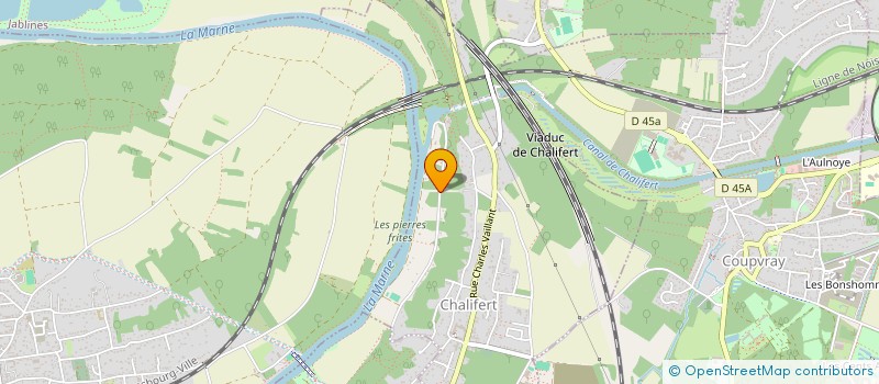 localisation de l'entreprise MONSIEUR JAMES GOUSANDIER  CHALIFERT