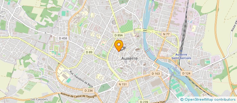 localisation de l'entreprise MONSIEUR JAMES GREMET à AUXERRE