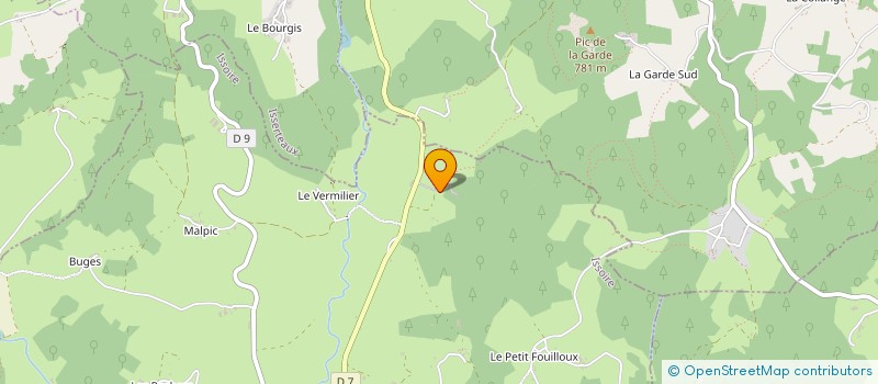 localisation de l'entreprise MONSIEUR JAMES GRESSIER à SUGERES