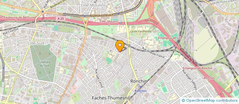 localisation de l'entreprise MONSIEUR JAMES GUILLAUME à LILLE