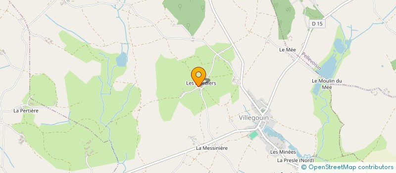 localisation de l'entreprise MONSIEUR JAMES GUILLON à VILLEGOUIN