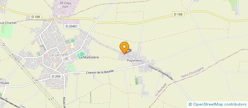 localisation de l'entreprise MONSIEUR JAMES GUIONNET à SAINT-CHRISTOPHE