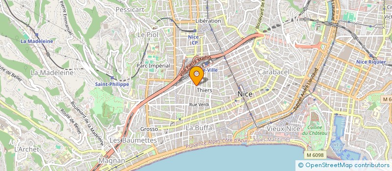 localisation de l'entreprise MONSIEUR JAMES HENDERSON à NICE