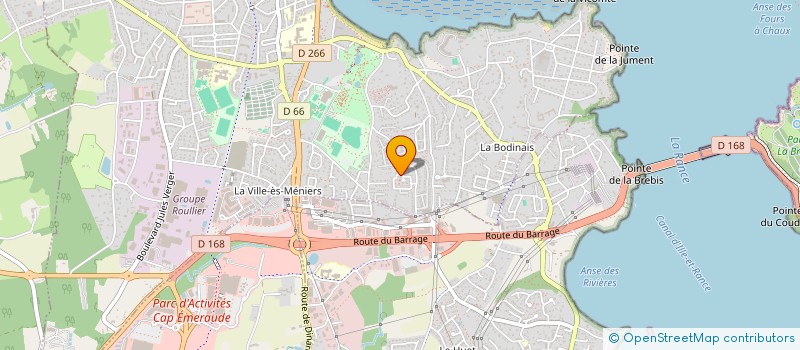 localisation de l'entreprise MONSIEUR JAMES HERRON  DINARD