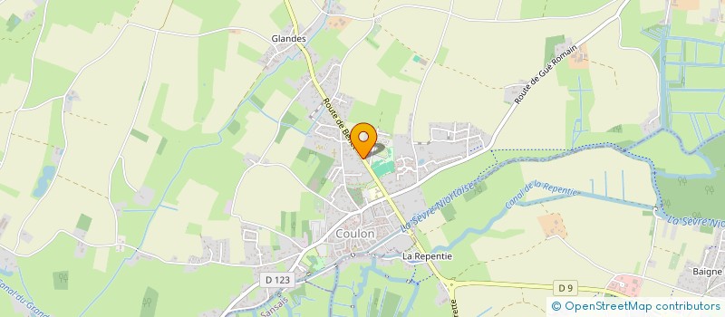 localisation de l'entreprise MONSIEUR JAMES HEUSGHEM  COULON