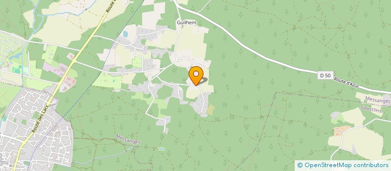 localisation de l'entreprise MONSIEUR JAMES HOBBIS  MESSANGES