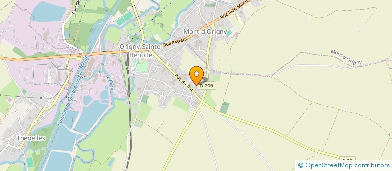 localisation de l'entreprise MONSIEUR JAMES HUCLIN à ORIGNY-SAINTE-BENOITE