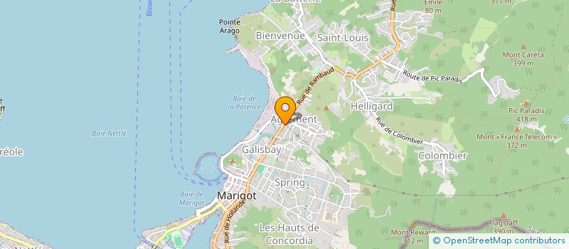 localisation de l'entreprise MONSIEUR JAMES HUGHES  SAINT MARTIN