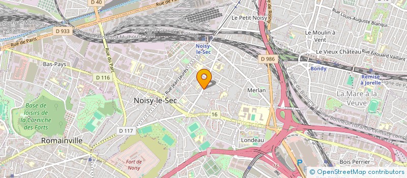 localisation de l'entreprise MONSIEUR JAMES JAMES THOMSON à NOISY-LE-SEC