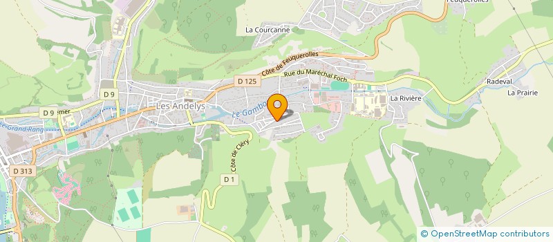 localisation de l'entreprise MONSIEUR JAMES JEANMAIRE  LES ANDELYS