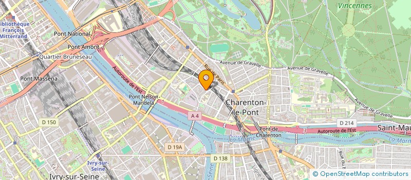 localisation de l'entreprise MONSIEUR JAMES JOSEPH  CHARENTON-LE-PONT