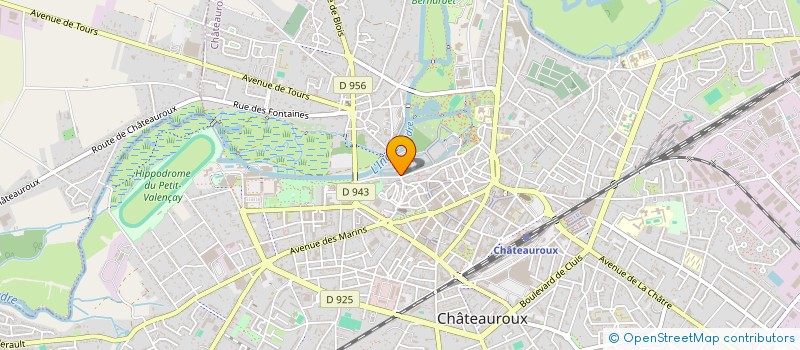 localisation de l'entreprise MONSIEUR JAMES KAMARA à CHATEAUROUX