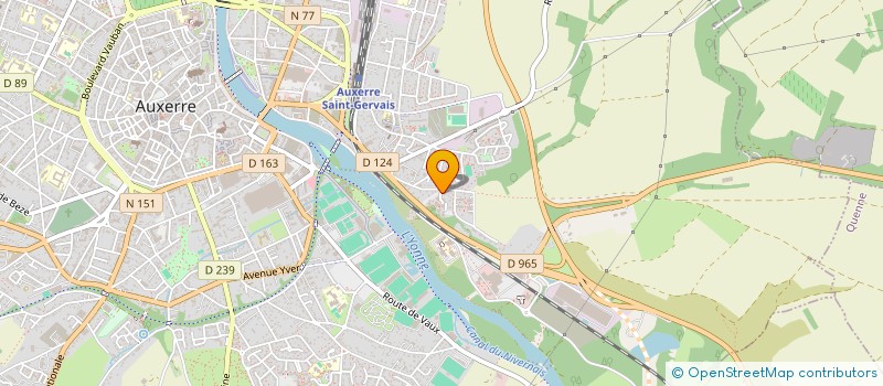 localisation de l'entreprise MONSIEUR JAMES KANDZA à AUXERRE