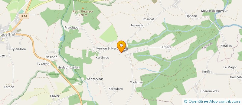 localisation de l'entreprise MONSIEUR JAMES KENDRICK  PLONEVEZ-DU-FAOU