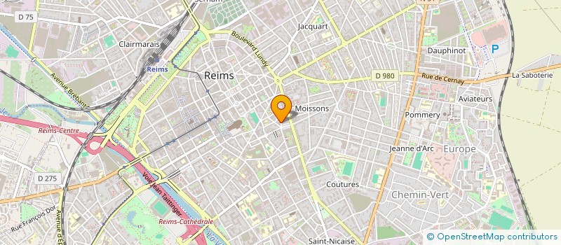 localisation de l'entreprise MONSIEUR JAMES KHEYAR à REIMS
