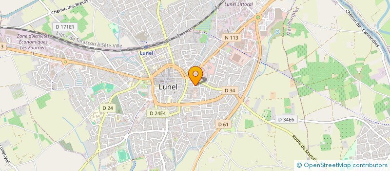 localisation de l'entreprise MONSIEUR JAMES L'HUILLIER  LUNEL